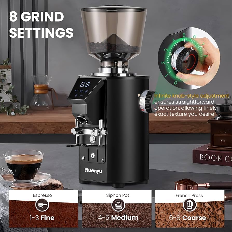 Amazon.com: Huanyu Commercial Coffee Grinder - Touchscreen